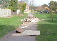 Fly Tipping in Lower Sunbury - What Can You Do?