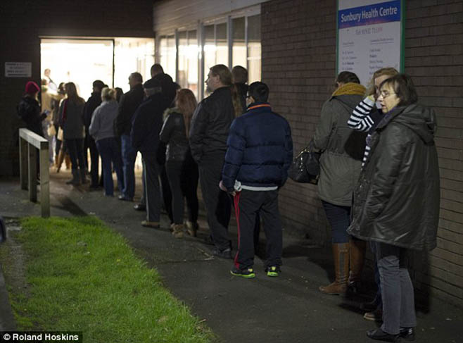 Sunbury Health Centre - Daily Mail Front Page 23rd December