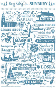 LOSRA, The Exclusive Outlet for Lower Sunbury Tea Towel